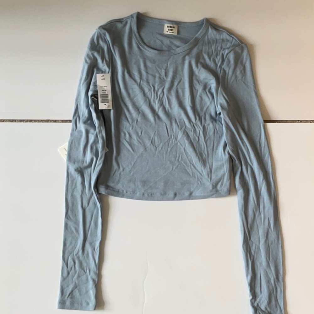 Blue Crop Top